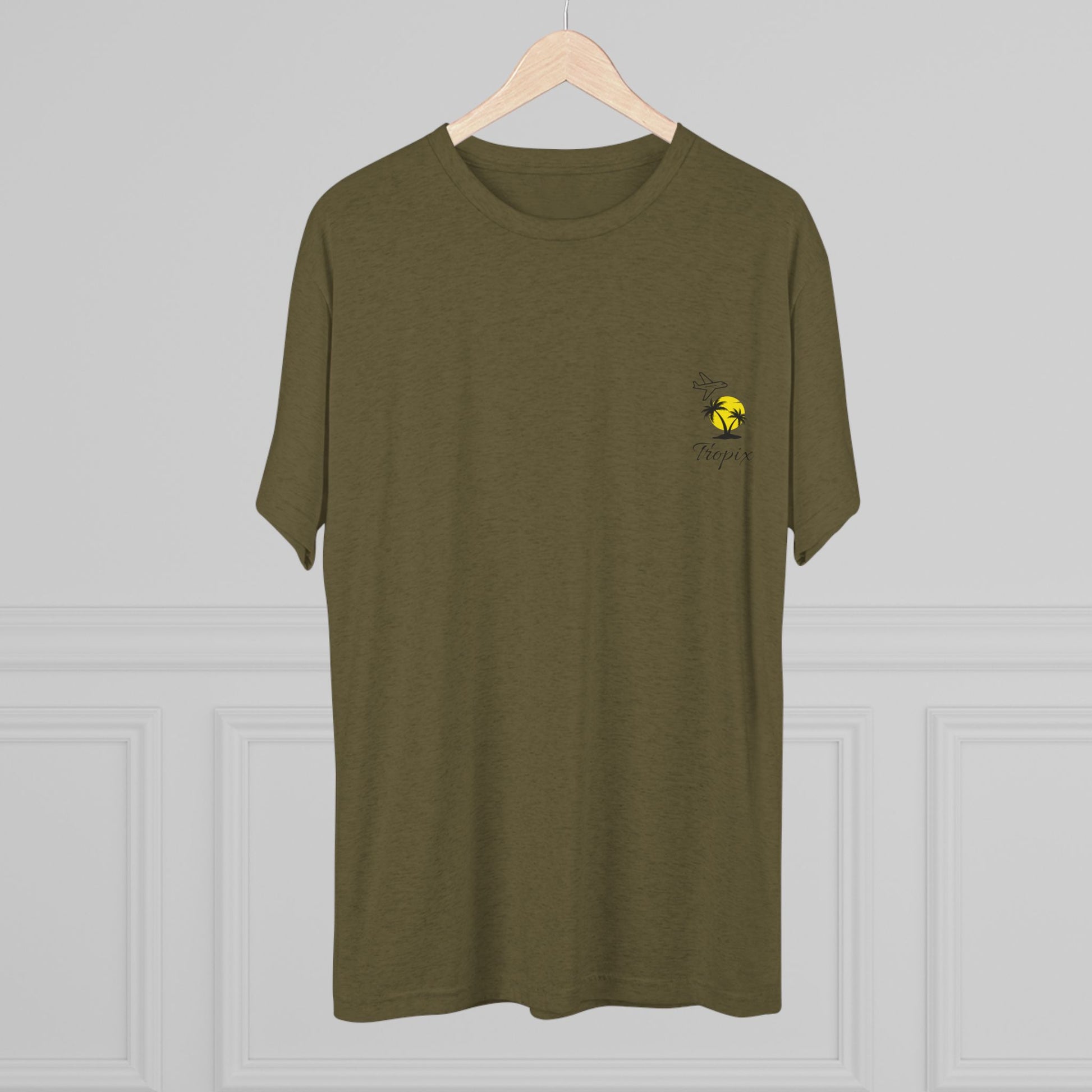 Casual Graphic Tee with Palm Design, Summer Vibe, Unisex Shirt for Beach Lovers, Vacation Outfit, Gift for Outdoor Enthusiasts