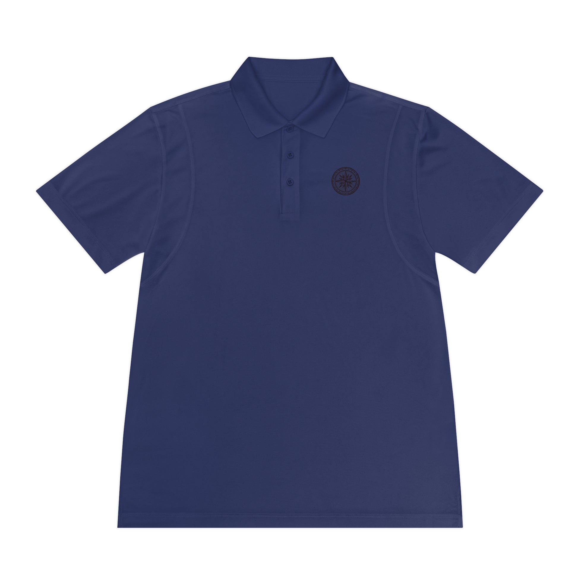 Stylish Men's Sport Polo Shirt with Compass Design, Athletic Wear, Casual Outing, Golf, Outdoor Activities, Gift for Him