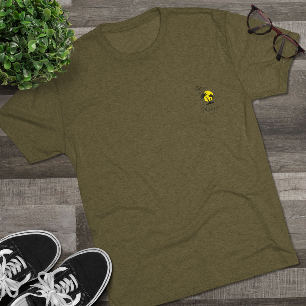 Casual Graphic Tee with Palm Design, Summer Vibe, Unisex Shirt for Beach Lovers, Vacation Outfit, Gift for Outdoor Enthusiasts